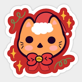 Christmas cat Sticker